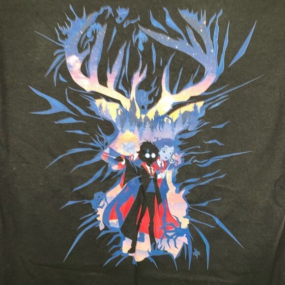 Teefury Harry Potter Patronus Dementors T Shirt - Picture 1 of 4